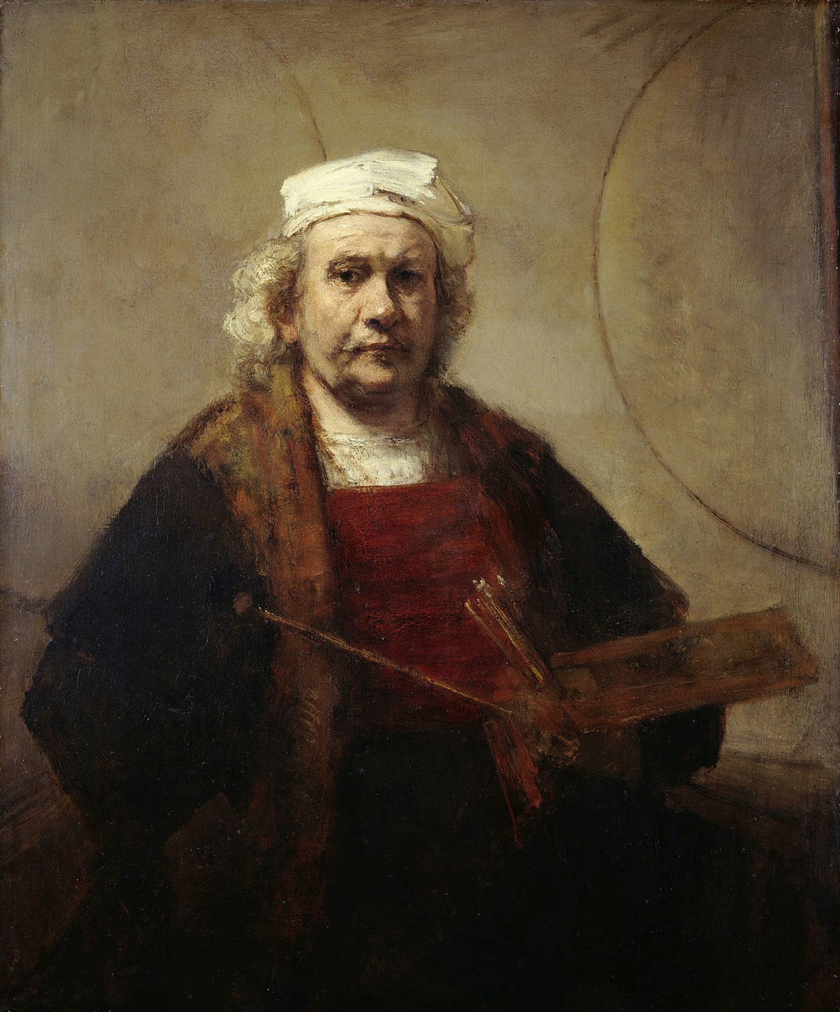 Rembrandt - Self-Portrait with Two Circles