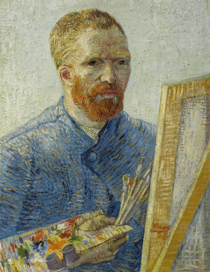 Vincent van Gogh - Self-Portrait as a Painter