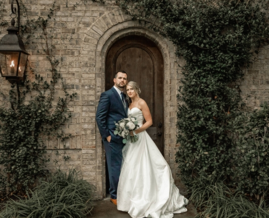 classic wedding portrait