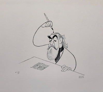 al hirschfeld self portrait