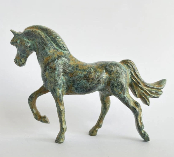 bronze horse figurine