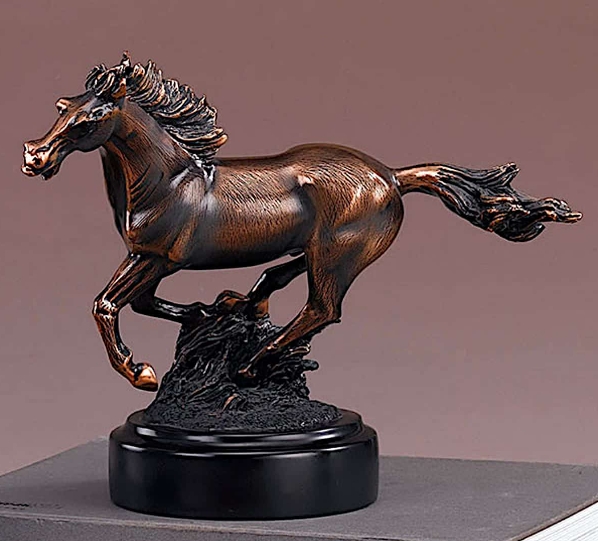 bronze horse figurine