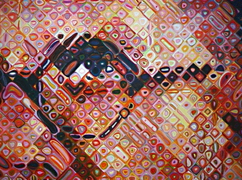 chuck close self portrait 2007