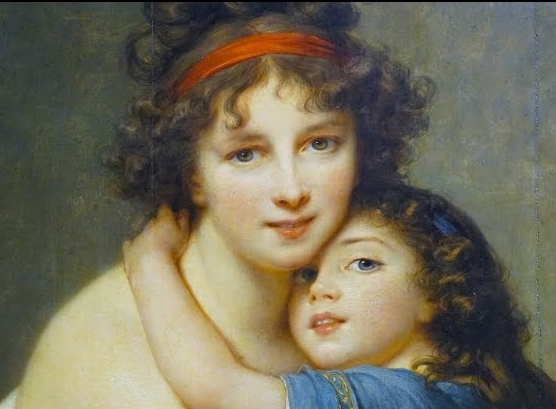 elisabeth louise vigee le brun self portrait with daughter