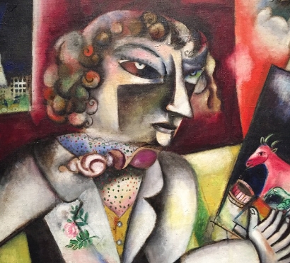 chagall self portrait with seven fingers