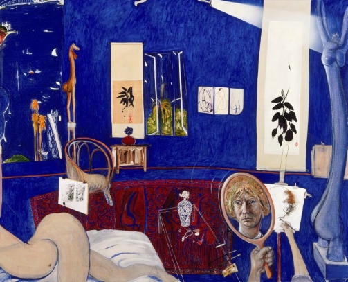 brett whiteley self portrait