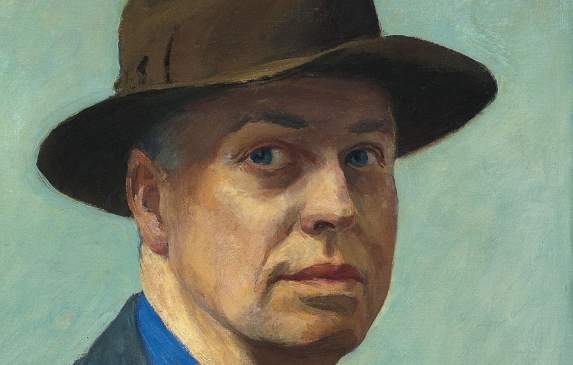 edward hopper self portrait