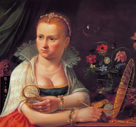 clara peeters self portrait