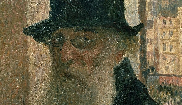 camille pissarro self portrait with hat