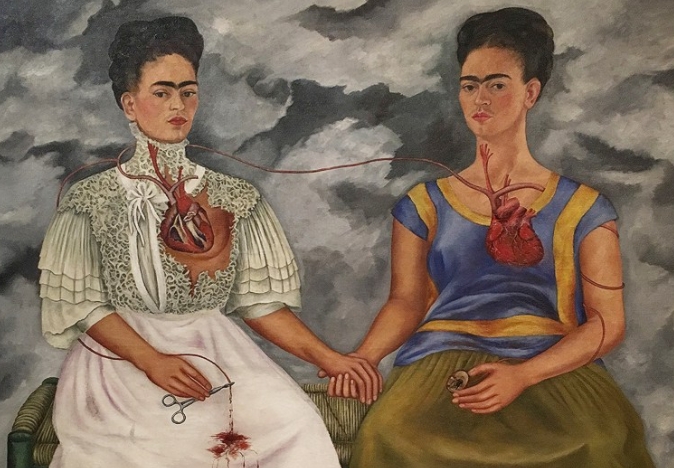 frida kahlo double portrait