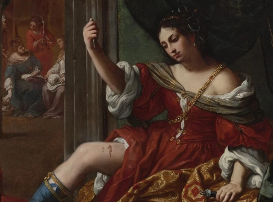 elisabetta sirani self portrait