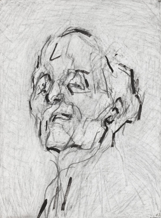 frank auerbach self portrait