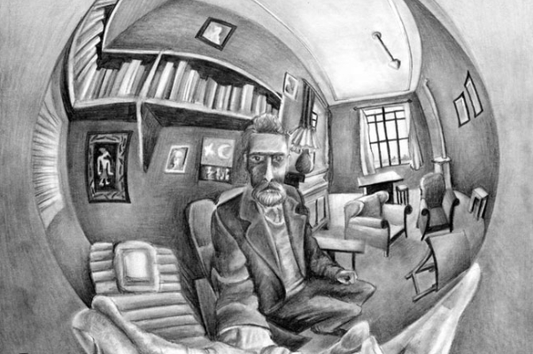 escher self portrait