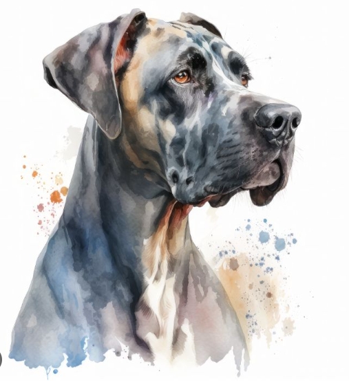 Great Dane Portrait